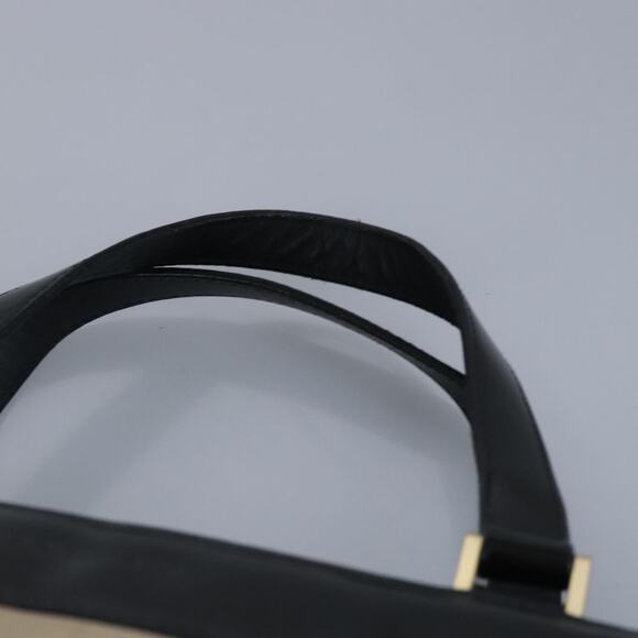 Burberry Hand Bag Wool Beige Gold - Picture 8 of 16